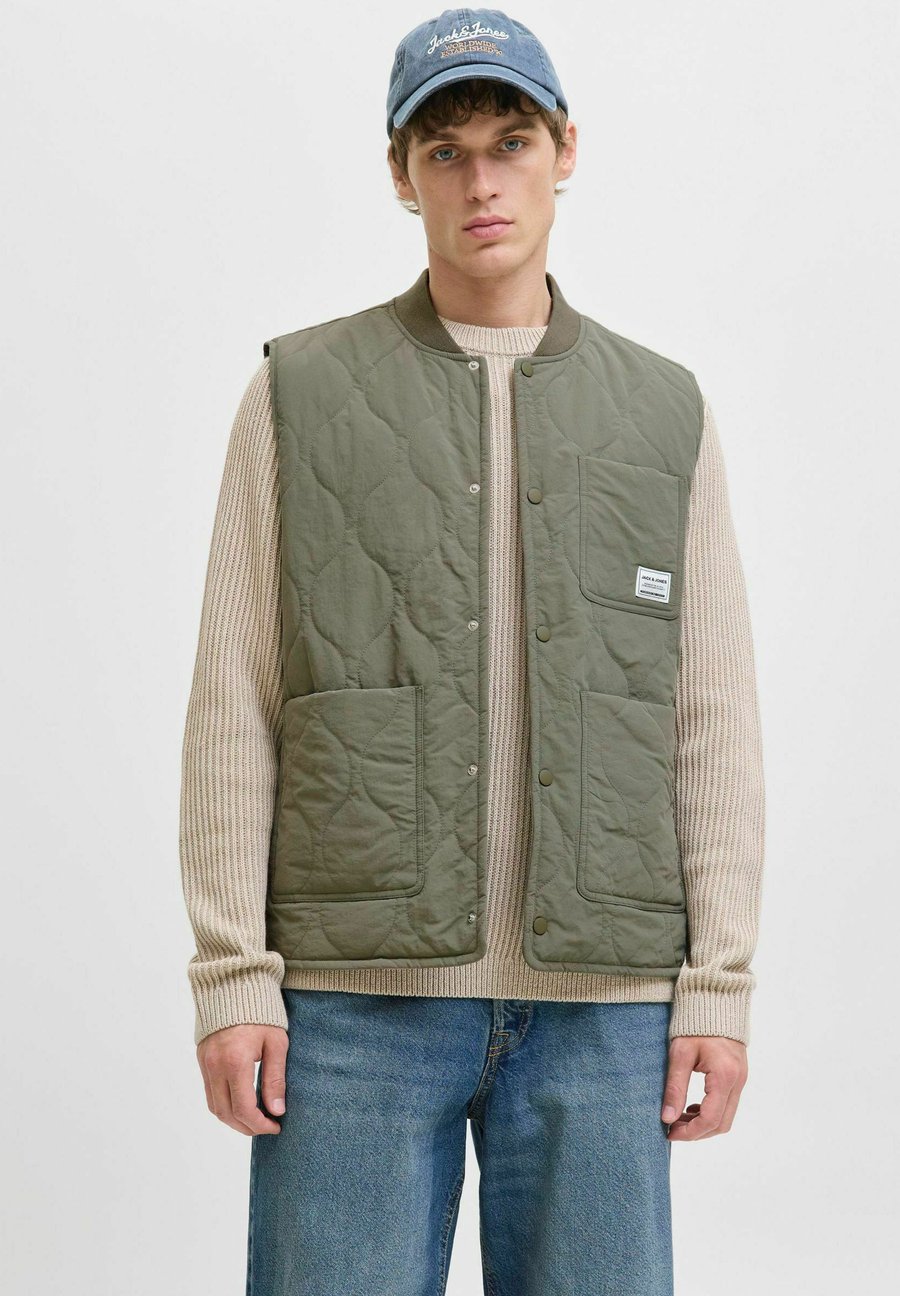 Куртка Jack & Jones Waistcoat, Dusty Olive/Mottled Olive